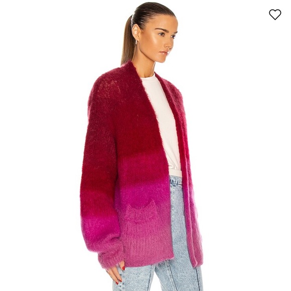 Isabel Marant Dana oversized ombré mohair cardigan - Picture 8 of 8